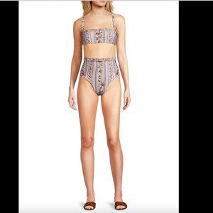 Agua by Agua Bendita Nopal & Olmo Floral Stripe Bikini Set – Sold Out